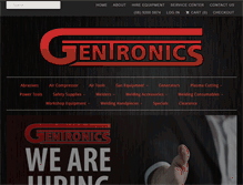 Tablet Screenshot of gentronics.com.au